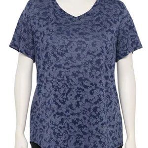 Plus Size Tek Gear Essential Short Sleeve V-Neck Tee 3X *Brand New!